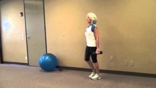 'Fitness Over 50: Lunges with Weights'