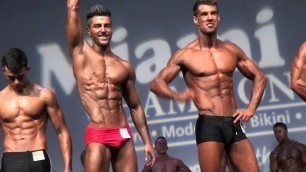 'ROWAN ROW FITNESS MODEL COMPETES ON STAGE'