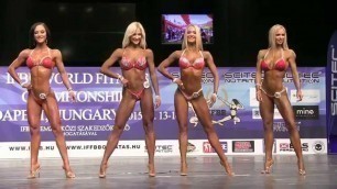 'IFBB World Fitness Championships 2015, Budapest, Hungary: Bikini Fitness Semifinals and Finals'