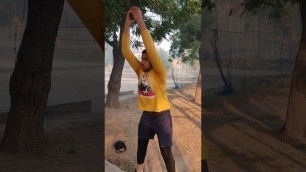 'Discus Workout - Overhead Backward Shot Throws | 6kg Shotput(gola) | Fitness Workout Motivation |'