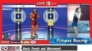 'Fitness boxing l Basic Punches and Movement l Nintendo switch'