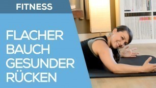 'Fitness Workout für einen flachen Bauch & gesunden Rücken - für Anfänger - Fit mit Anna - HD'