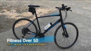 'Fitness Over 50 | 12.77 miles | 14.9 mph average'