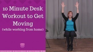 '10 Minute Desk Workout to Get Moving - Fitness Over 50'