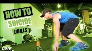 'How To Perform SUICIDE DRILLS | Exercise Demonstration Video and Guide'