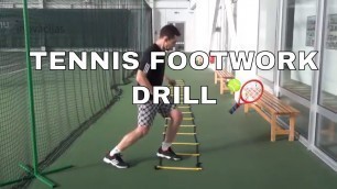 'Tennis Fitness - Ladder Drills For Improving Footwork'