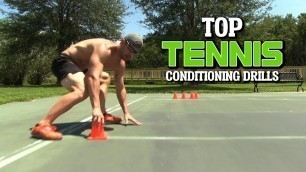 'Tennis Conditioning Workout - Cone Drills to Improve Fitness & Speed'