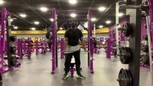 'Robin Achoe Jr Planet Fitness Set 3 Bench Press 135 Pounds 10 Reps'
