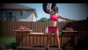 'Backyard workout, Tires Drills, Bootcamp style'