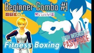 'Beginner Combo #1 - Fitness Boxing | Nintendo Switch | English Lin Gameplay | Intensity High-Fast'