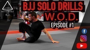 'Solo Drills WOD #1 - 10 Minute BJJ / Grappling Workout!'