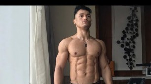 'Asian men fitness model..Marked floro'