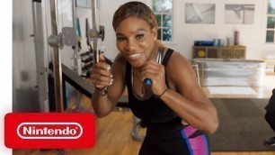 'Serena Williams plays her favorite Nintendo Switch games – Fitness Boxing 2: Rhythm & Exercise'