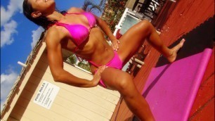 'HARDCORE Bikini Leg and Butt Workout with Fitness Model'