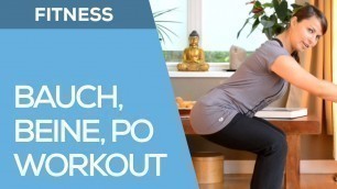 'Kurz und Knackig - Bauch, Beine, Po Fitness Workout - Anfänger & Fortgeschrittene - Fit mit Anna'