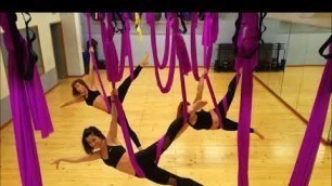 'Aerial Yoga @ Synergy Fitness - Group 1 \"Wild Thoughts\" Choreography'