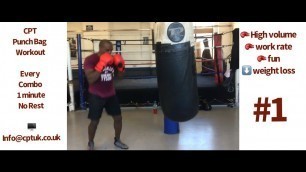 'Boxing Training | CPT Punch Bag fitness workout for beginers | fitness | motivation | weight loss'