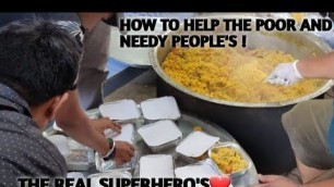 'HOW TO HELP POOR AND NEEDY PEOPLE\'S | THE REAL SUPERHERO\'S ❤ | TINUUUU FITNESS'