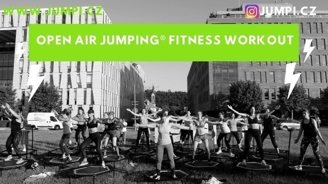 'Summer Jumping fitness trampoline open air workout JUMPI.CZ'