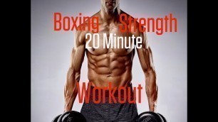 'Ultimate 20 Minute Boxing Strength and Conditioning Workout | NateBowerFitness'