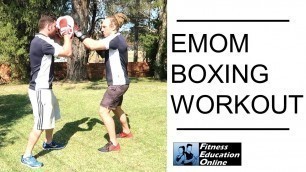 'EMOM Boxing Workout | FITNESS EDUCATION ONLINE'