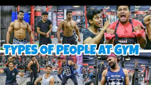 'Types of People at Gym | Funny Gym Scenes | Sweat Brothers'