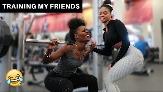 'DRAGGED MY FRIENDS TO WORKOUT WITH ME | FUNNY AF 