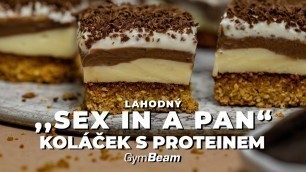 'Lahodný ,,sex in a pan“ koláček s proteinem l Fitness recepty l GymBeam'