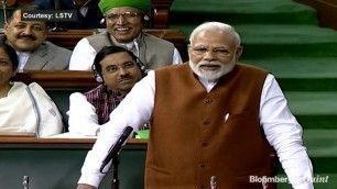 'PM Modi\'s Motion of Thanks in Lok Sabha In Under 10 Minutes'