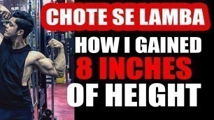 'HEIGHT INCREASE - Kaise hua 8 inches lamba in just two years | Only on Tarun Gill Talks'