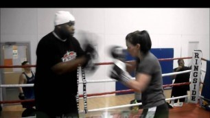'Training for women in boxing fitness & competition. Boxing training for women'