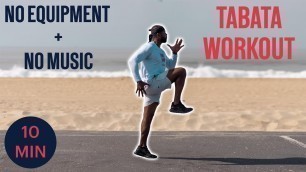 '10 Minute Travel Tabata Workout | Boxing Cardio Fitness'