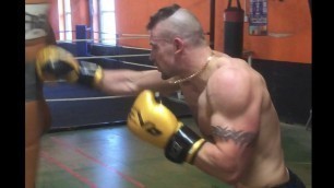 'Boxing Workout with Heavy Bag'