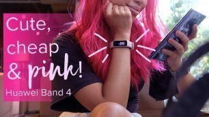 'Huawei Band 4 Sakura Pink unboxing hands-on + GIVEAWAY'