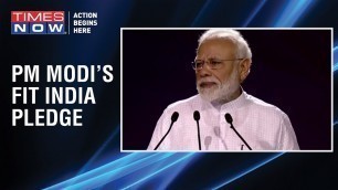 'PM Modi\'s fit India pledge, launches Fit India campaign for healthier India'