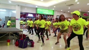 'solid base / this is how we do it / damosa dance fitness group / Zin Ian Falguerra Villanueva'