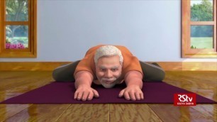 'PM Modi shares animated video of Shashankasana, promotes yoga'