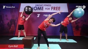 'Group Fitness at Home :  Gym Ball 29/7/2020'