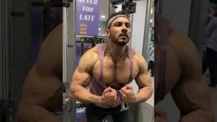 'chest fat loss video ❤️ Tarun gill chest workout video ❤️ road to sheru classic competition 2021