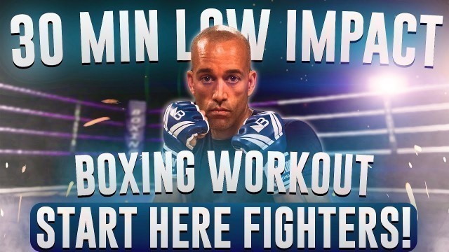 '30 Minute Boxing Workout // All levels // Low Impact // NateBowerFitness'