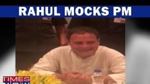 'Rahul Gandhi Mocks PM Modi\'s Fitness Video'