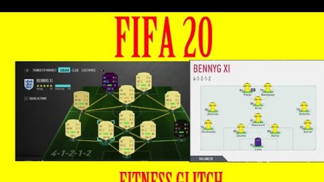 'Fifa 20 fitness glitch (EVIDENCE)'
