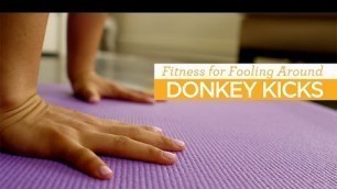 'Fitness for Fooling Around: Donkey Kicks Pose - Better Sex'