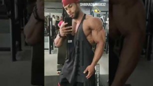 'Super impressive biceps physique and workout looks ||best fitness model video|| #gymshortsvideo'