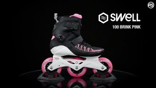 'Powerslide Swell 100 Brink Pink Fitness Inline Skates'