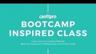 'Bootcamp Inspired Group Fitness Class'