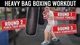 'The Perfect Heavy Bag Boxing Workout for Beginners w/ Olympic Boxer'