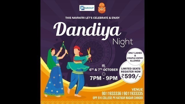 'DANDIYA NIGHT | H GROUP FITNESS HUB #dandiya #dance'