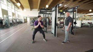 'Belt Lateral Squat | Life Fitness Group Training'
