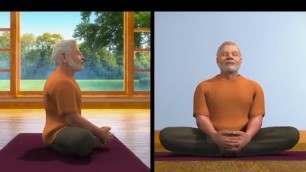 'PM Modi tweets animated Yoga tutorial of Bhadrasana'
